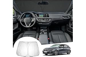 GAFAT Compatible avec 2012-2024 BMW Série 1 F20 F40 / Série 2 F22 F44 Pare-Soleil pour Pare-Brise intérieur, Parasol avant, Protection Solaire, Refroidissement, Protection UV, Serie 1 Accessoires