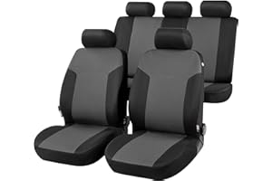 ‎WALSER Walser Auto-Sitzbezug Komplettset Portland, Auto-Schonbezüge für Normalsitze, 2 Vordersitzbezüge, 1 Rücksitzbezug, Sitzschoner Auto