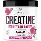 Foodelis Creatine Monohydrate 300g Powder Lollipop Flavor | 75 shots &middot; 3 g of creatine per intake &middot; Dispenser included