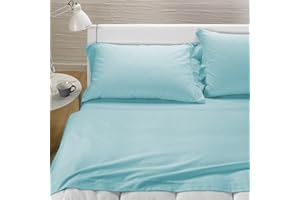 Caleffi - Set Lenzuola Matrimoniale in Flanella Tinta Unita | Design 100% Italiano | Confort Superiore | Biancheria per la Casa dal 1962, Acqua, Matrimoniale, Flanella