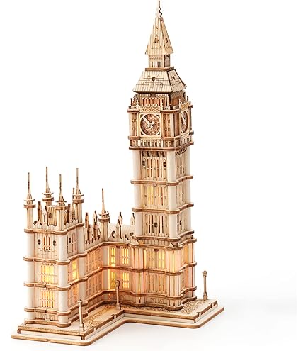 UGEARS V8 Motor Model Kit - Advanced 3D Wooden Puzzles for Adults - DIY Kits for Adults Gifts for Engineers - 3D Puzzle Model Kit for Birthdays, Christmas - 776 Pieces