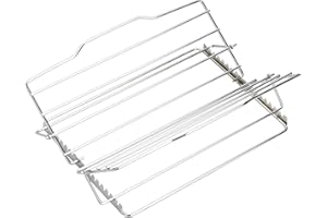 GOODCOOK Bradshaw International 23803 Chrome Adjustable Roast Rack Silver