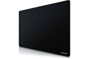 ‎CSL-COMPUTER TITANWOLF - Übergröße Mauspad Gaming 900x600mm Titanwolf - XXL Mousepad groß - Tischunterlage Extra Large Size - für Präzision Geschwindigkeit - für Roccat Razer Logitech Maus und Tastatur - schwarz