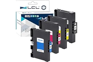 LCL Cartouche d'encre Compatible Sublimation SG400 SG800 SG400NA SG800NA PRINTAN Dink High Yield Remplacement pour Sawgrass Virtuoso SG400 SG800 SG400NA/EU Sublimation Printer(4pack KCMY)