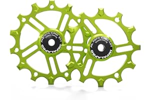 IMPALAPRO - Puleggia Deragliatore Posteriore Ceramica 12T-14T in Alluminio CNC 7075 per 9-12V