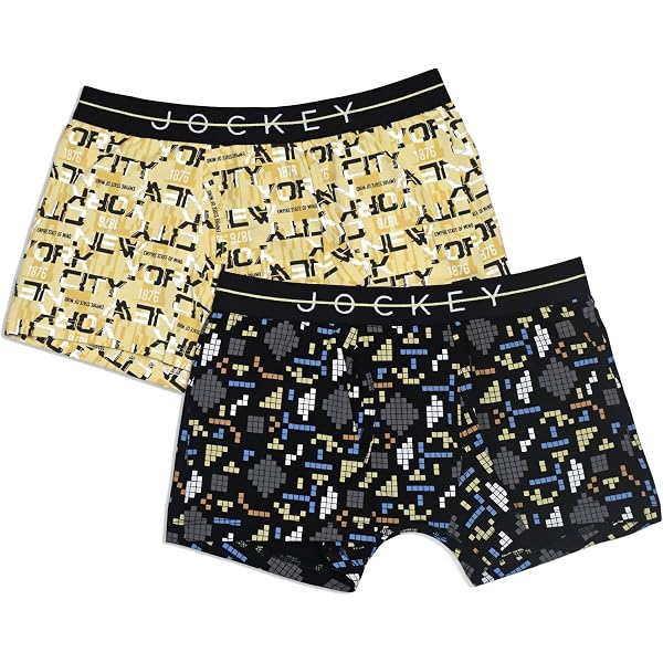 Jockey PB03 Boys Super Combed Cotton Elastane Stretch Printed