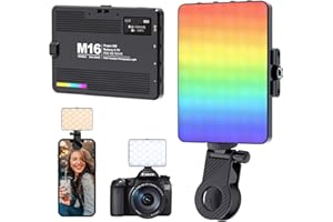 ETENTOUS 94 LEDs RGB Video Light,4 Modes Selfie Light(20 Special Lighting) Full Color CRI 80+ Camera Light-Photography Light Rechargable for Makeup,YouTube,TikTok Live Streaming/Vlog/Photo/Meetings.