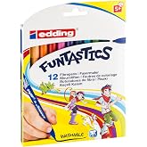 edding 15 FUNTASTICS &ccedil;ocuklar i&ccedil;in ince u&ccedil;lu ke&ccedil;eli kalem 12'li set - 1 mm yuvarlak u&ccedil;