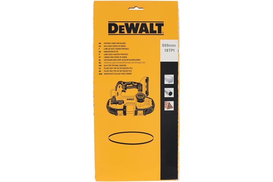 DeWALT 899mm 18TPI Portable Bandsaw Blade, DT8477-QZ