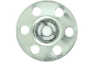 TIMCO MID35 Disco Isolante in Metallo, Argento, 35mm Diameter - 0.6mm Thickness, Set di 100 Pezzi