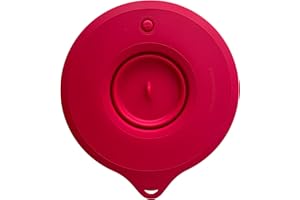 Kenny Professional Tapa de Silicona Profesional para Conservación compatible con Kenwood Cooking Chef XL Connect, apta para lavavajillas con válvula de descompresión (Rojo rubí)