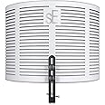 SE Electronics RF-X Portable Vocal Booth - Studio-Grade Isolation Shield for Singers, Podcasters and Musicians - Ideal for Home Recordings, Podcasting - Achieve Professional Sound Quality - White
