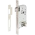 Tesa Assa Abloy 13058 CAE Lock Galvanised for Wooden Doors, Input 50 mm Square Front, Enamelled Steel