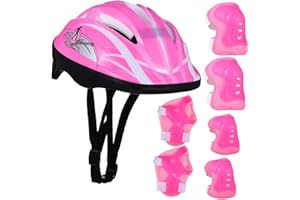 CORHAD Kids Safety Helmet Kit 1 Set Roller Protective Suit Zirtek Adultos Knee Pads for Baby Knee Pads Skateboards for Kids Ages 6-12 Knee Pads for Kids Skateboarding Pads Wrist Guards