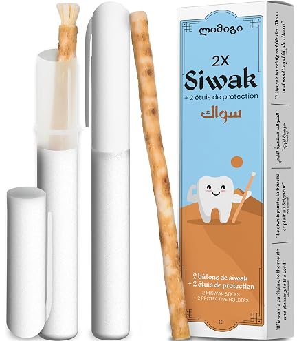 Lot De 5 Bâtons De Siwak Al-Khair - Pour Nettoyage Naturel Des Dents - Emballés Sous Vide - Neufs