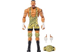 Mattel WWE Elite figurka i akcesoria, seria #119, 15 cm kolekcjonerska łamacz broni z 25 punktami artykulacji i wymiennymi rękami