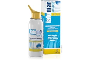 Ialumar Baby, Igiene Quotidiana del Naso di Neonati e Bambini, Soluzione Isotonica Spray con Getto Delicato, a Base di Acqua di Mare e Acido Ialuronico, 100 ml