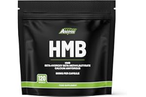 Freak Athletics HMB Supplement - 1000mg Serving HMB 500mg Capsules, Metabolite of Leucine for Muscle Growth & Repair - 120 Capsules 60 Servings