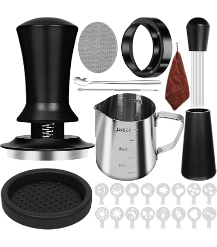 Station De Bourrage Café Universelle 51-58mm - Tamper Antidérapant ABS Avec Coussin Silicone Pour Barista - 6