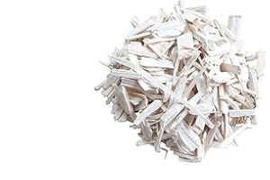 mamikatou Copeaux de Bois paillage Déco Blanc 10l