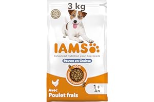 IAMS Aliment pour Chien Adulte Léger 3 kg