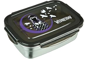 Scooli - Undercover - Fiambrera de miércoles con Junta de Goma - Fabricada en Acero Inoxidable - Capacidad de 550 ml - Fiambrera para Colegio - Fiambrera para niños