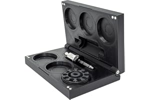 Kube3d Slim Magazine Case Compatible with: Weihrauch HW110, HW44 Magazines and Quick Fill Probe – Hard Plastic Protective Cover, Flip Lid Magnetic Box