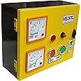 MS CONTROL 1.5 HP Automatic Control Panel for Water Filled Submersible Pump/Motor Starter for Water Filled Heavy Duty Submersible Pump Submersible Water Pump (Yellow & Black)