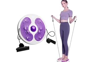 Orssmigs Disco de Torsión de Cintura Disco Giratorio para Cintura, Twist Cintura Torsión Disc Placa Giratoria de Cintura Tabla Giratoria para Abdominales Puede Cargar 100 Kg