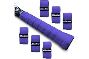 Alien Pros Tennis Racket Grip Tape - Precut and Dry Feel Tennis Grip - Tennis Overgrip Grip Tape Tennis Racket - Wrap Your Racquet for High Performance