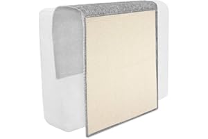 Navaris Tapis Griffoir pour Chats - Protection Canapé Fauteuil Meuble Sol Mur - Tapis en Sisal et Lin - 130 x 45cm - Adapté pour Chat Chaton Chien