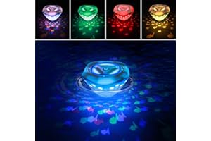 NEWNEN Unterwasser Licht Multicolour, Poolbeleuchtung Unterwasser Led RGB Schwimmend Whirlpool Lichter mit 6 Modi für Kinder Badezeit, Aquarium, Pool, Night Light, Party (Bunt)