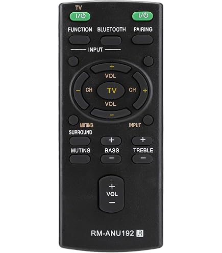 SONY　rm-anp107 AULCMEET RM-ANP105 Replacement Remote Control Fit for Sony 2.1ch