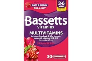 Bassetts Vitamins 3-6 Years Strawberry Flavour Multivitamins 30 Gummies