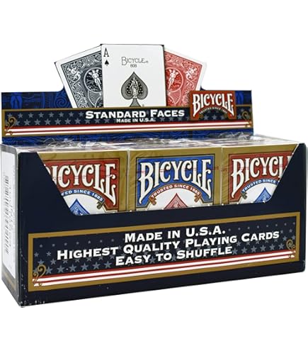 Bicycle Rider Back Poker Playing Cards - 1 Dozen 12 Decks : Amazon