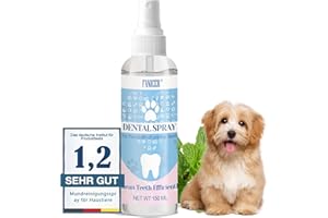 Jadeseal Effektives Dentalspray zur natürlichen Zahnreinigung für Hunde und Katzen, Zahnsteinentferner, gegen Mundgeruch, frischer Atem & Zahnpflege ohne Bürste, Dentalspray mit Minze (150ml)
