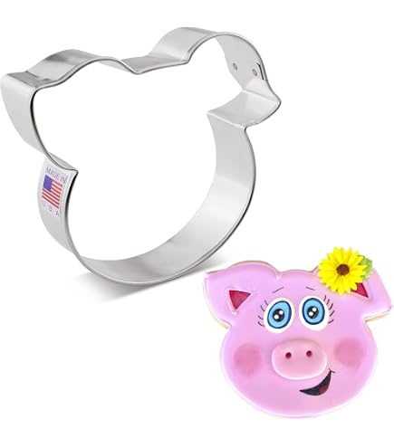 Emporte-pièce Cochon En Acier Inoxydable 8x11,5 Cm - Pour Biscuits, Fondant, Fabrication UE