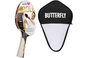 ‎BUTTERFLY Butterfly® Timo Boll Gold 85020 Tischtennisschläger | Tischtennis Racket Bat TT Hobby & Freizeit | Trainingsschläger für geüpte Spieler | ITTF zertifizierter Pan Asia Belag | konkave Griffform