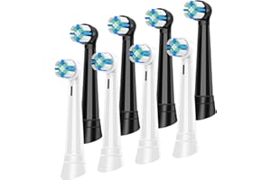 CALLYSONIC iO Testine Compatibile con Oral B iO Spazzolino Elettrico, Pulizia profonda per rimuovere la placca, per iO 2/3/4/5/6/7/8/9/10 serie, 8 pz