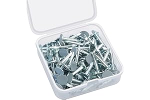 oumuik 80pcs Roofing Felt Nails Felt Nails for Felt Sheds Nails for Wood