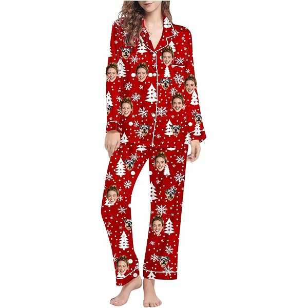 Pyjama Grenouillère Personnalisé Adulte - Flanelle, Capuche, Pieds, Photo Humoristique, Taille S-4XL