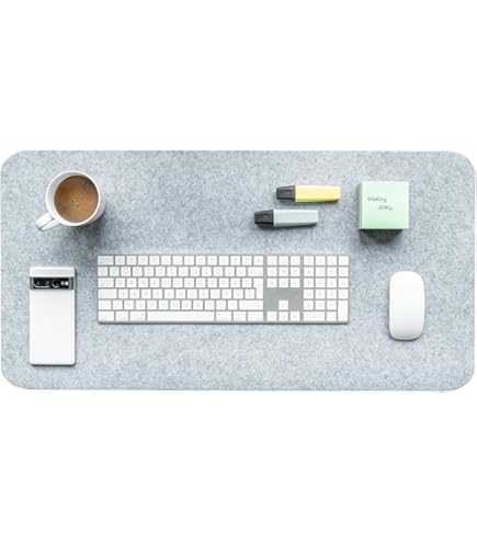 Shinfly Schreibtischunterlage Filz 80x40cm - Rutschfeste Desk Mat Für Homeoffice