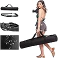 BOLLUMA Tripod Bag 39in Case Foam Padded - 1680D Nylon - Adjustable Shoulder Strap - 100cm x 20cm - Large Sturdy Storage Bag for Photography Equipment Monopod Light Stand