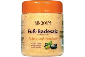 BingoSpa Sal de baño para pies con tendencia a pie de atleta y grietas en la piel, 550 g BINGOSPA