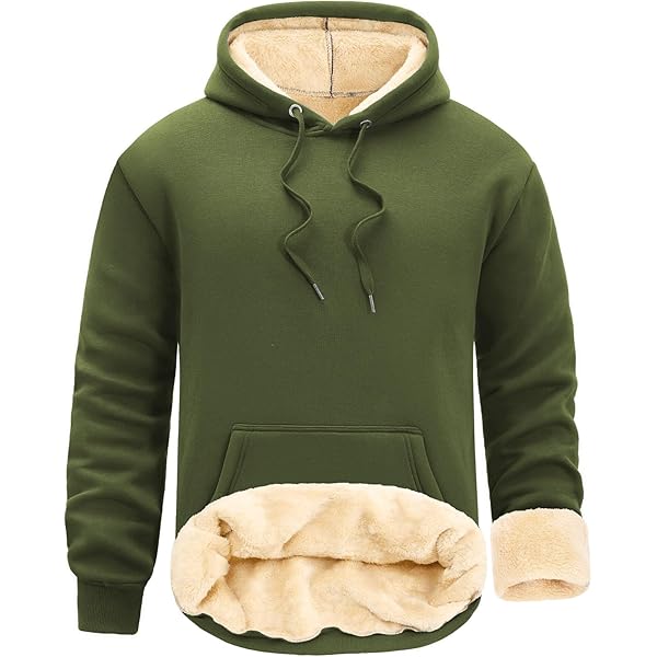 Heren hoodies casual fleece gevoerde hoodie effen lange mouwen