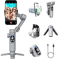 F6 supporto per Stick per Selfie per telefono cellulare con stabilizzatore cardanico Wireless a 3 assi palmare per stabilizzatore per Smartphone Gimba