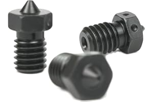 Genuine E3D Hardened Steel Nozzle 0.4mm, 0.6mm Triple Pack for V6 HotEnd 3D Printer (1.75mm, 0.4mm)