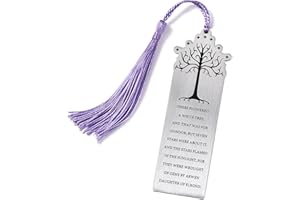 MELIX HOME El Señor de los Anillos Mercancía Gondor Marcapáginas LORT Regalos Marcapáginas de acero inoxidable con borla para los amantes de los libros Hobbits Mercancía Colección Regalo