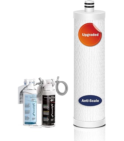 Kit Ricambio Filtro Acqua Sotto Lavello Frizzlife SW10-HF - Cartuccia PLC10 2 In 1, Rimuove Piombo E Cloro, Durata 12-16 Mesi