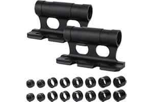 COZHYESS Bike Fork Mount, 2 Pcs Bicycle Fork Mount Truck Block, Car Roof Rack Carrier, Quick Release Thru Axle Fitments, 8 Removable, for Fittings 5x100mm, 12x100mm, 15x100mm, 15x110mm